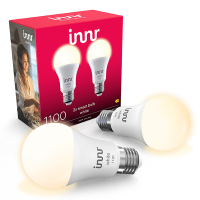 Innr Zigbee E27 peer lamp | 2700K | 1055 lumen | Werkt met Philips Hue | 10.4W | 2 stuks  LIN00147